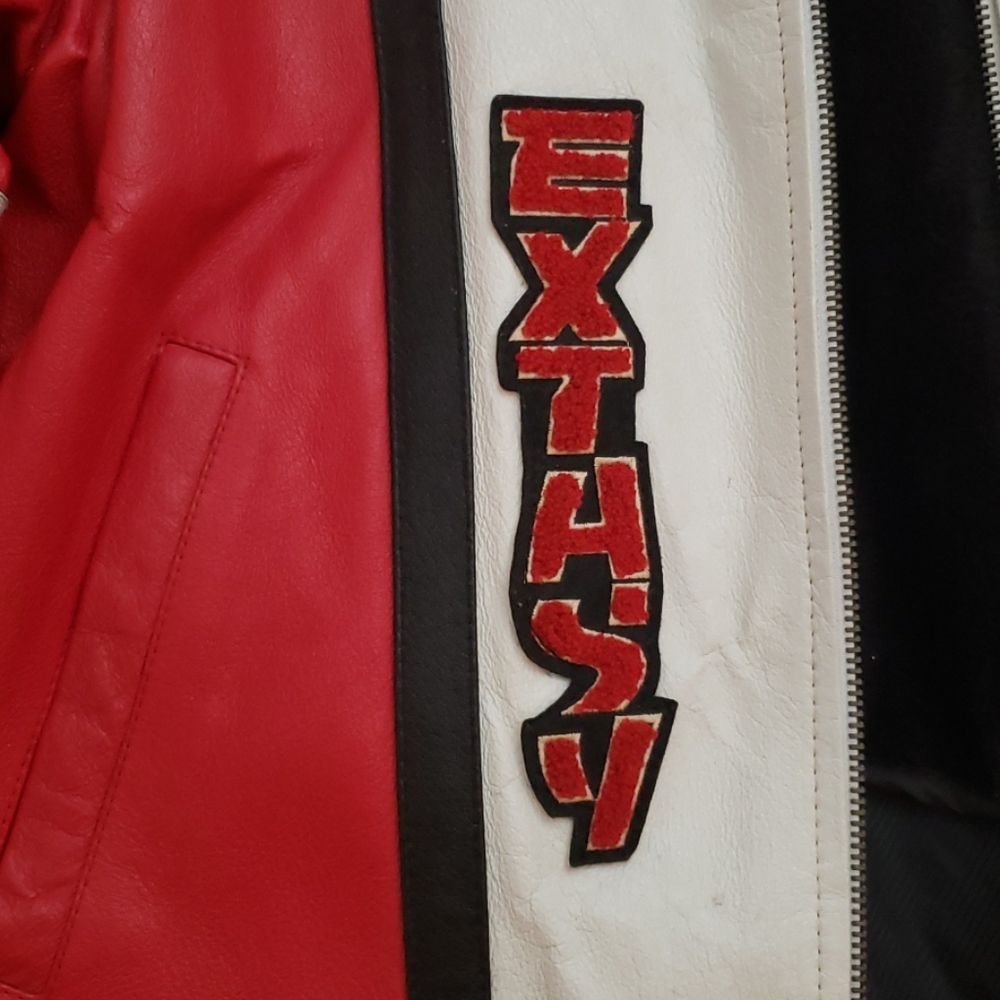 Men's Racing Leather Jacket - Picture 3 of 12